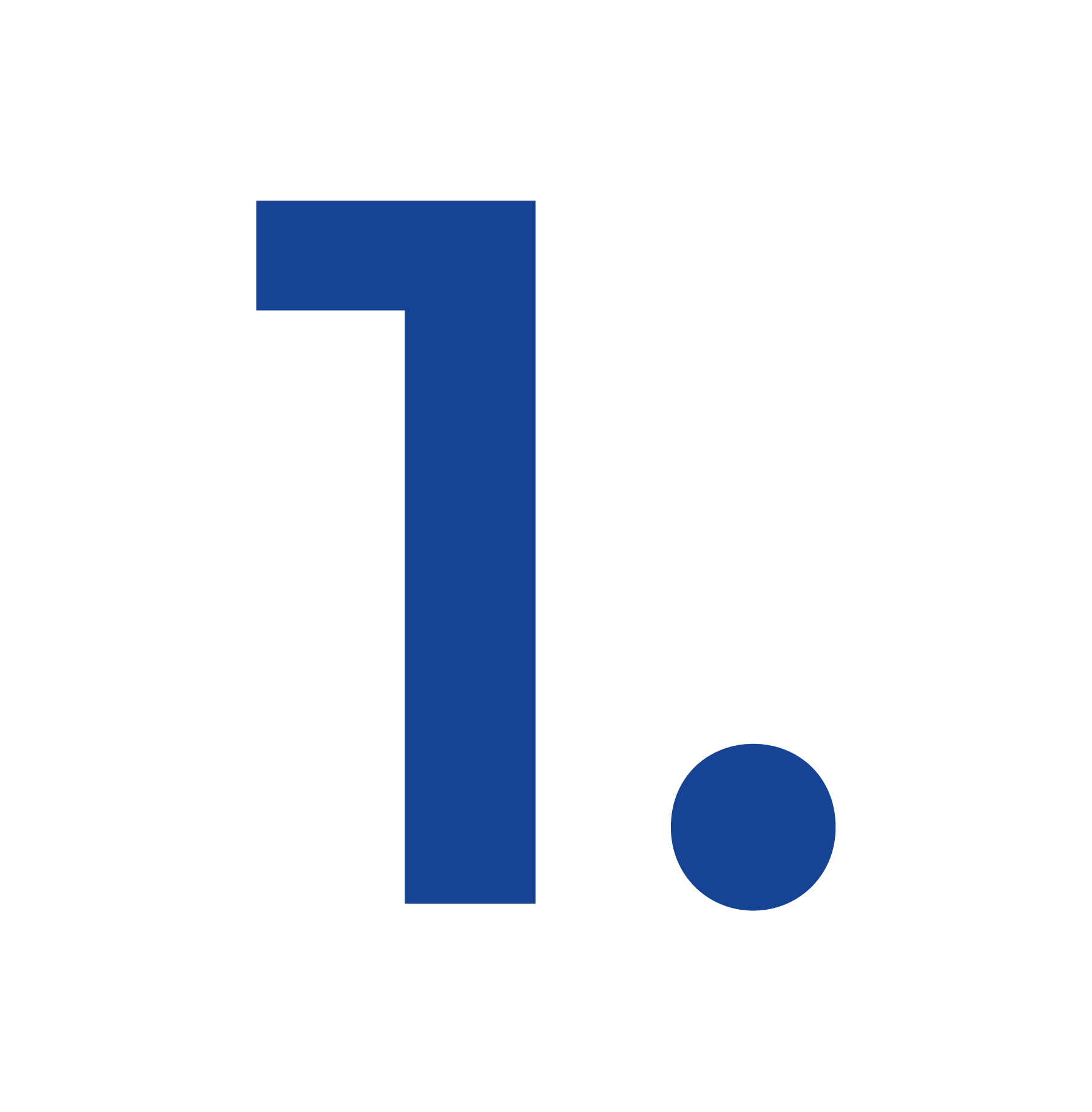 illustration du chiffre 1