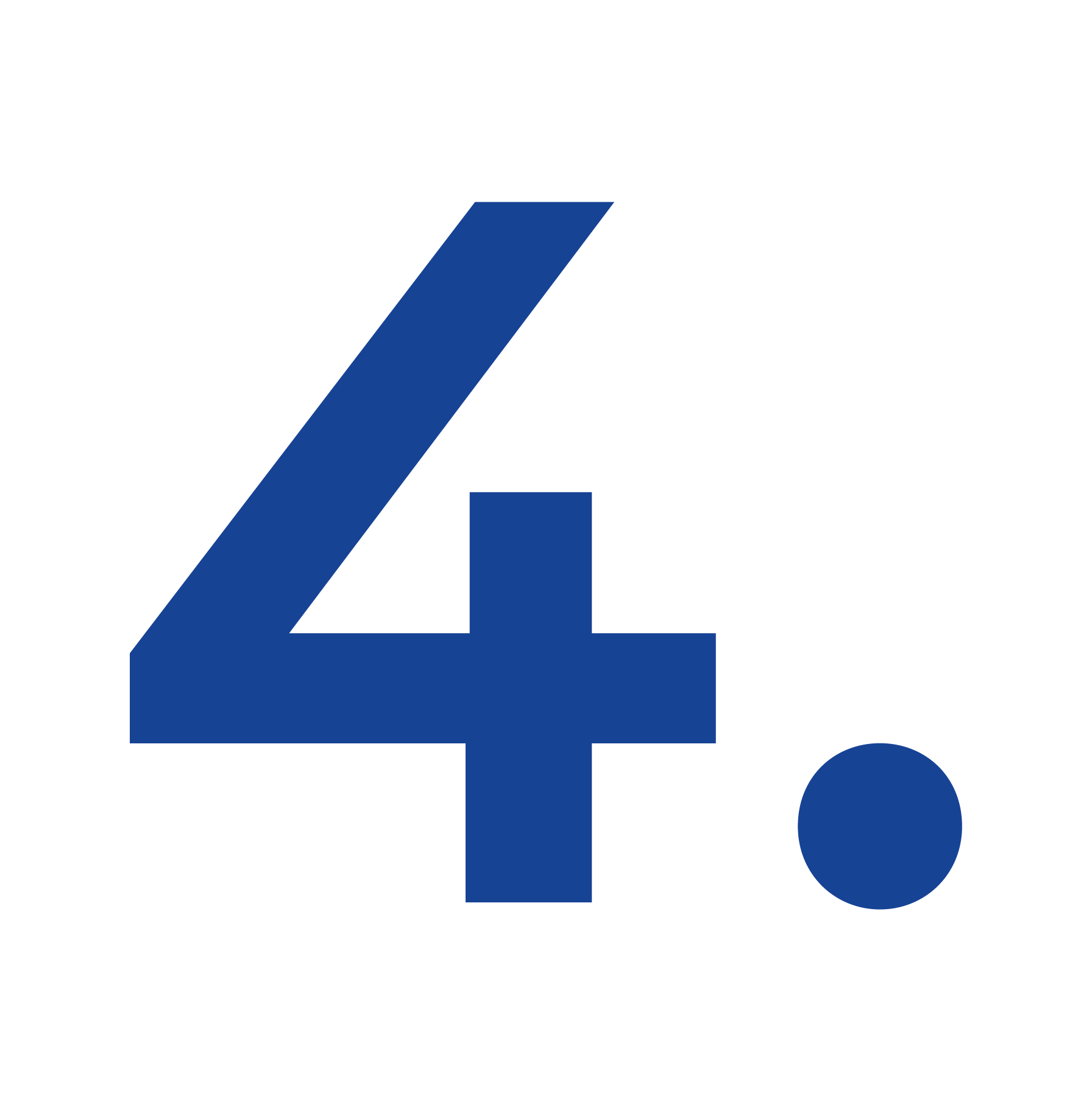illustration du chiffre 4